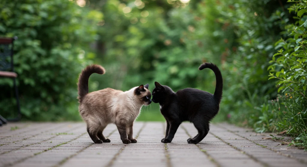 고양이 꼬리 기분