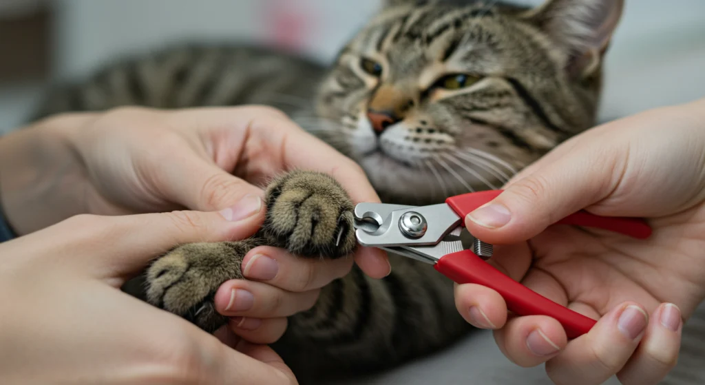 고양이 발톱 갈라짐